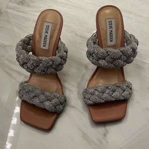 Steve Madden rhinestone stiletto sandals